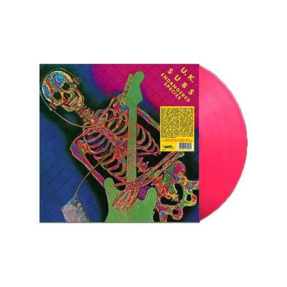 UK Subs – Endangered Species Limited Edition PINK Vinyl Record Store Day 2024 - Picture 1 of 3